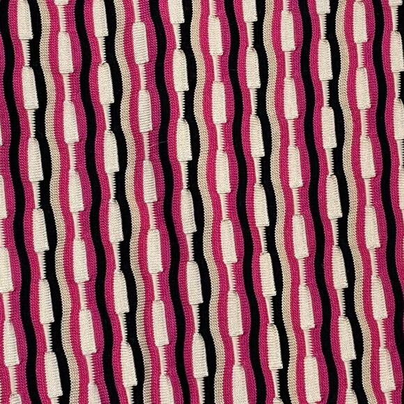 Sigrid Olsen Silk Blend 3/4 Sleeve Textured Gold Button Cardigan Pink Neutral XS - Picture 4 of 12